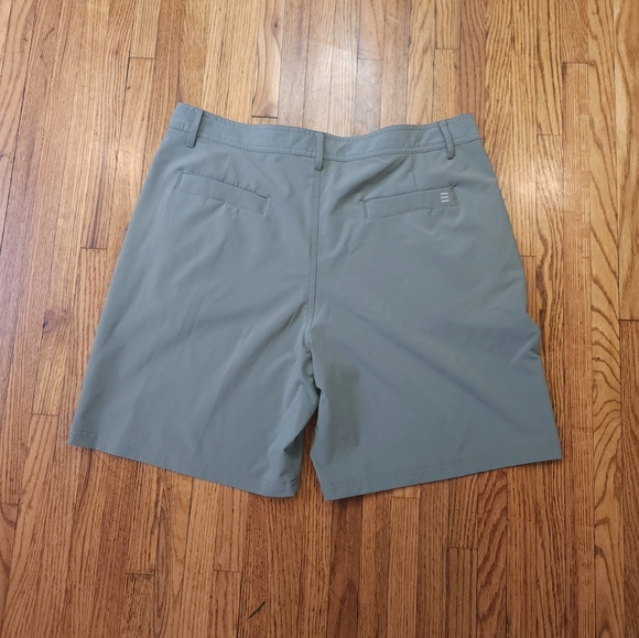 Free Fly Mens Shorts Size 36 Stretch Performance Green - Picture 6 of 7